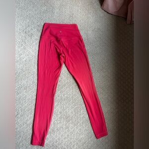 Lululemon Align High-Rise Pant 28” - size 6 - pink